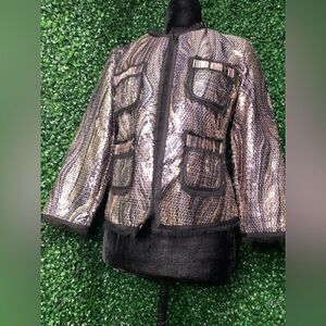 Cache Razzle Dazzle Sequin Jacket by Cache